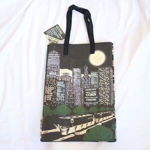 Trader Joe's Rare Nocturne Night View Reusable Shopping Tote Bag NWT